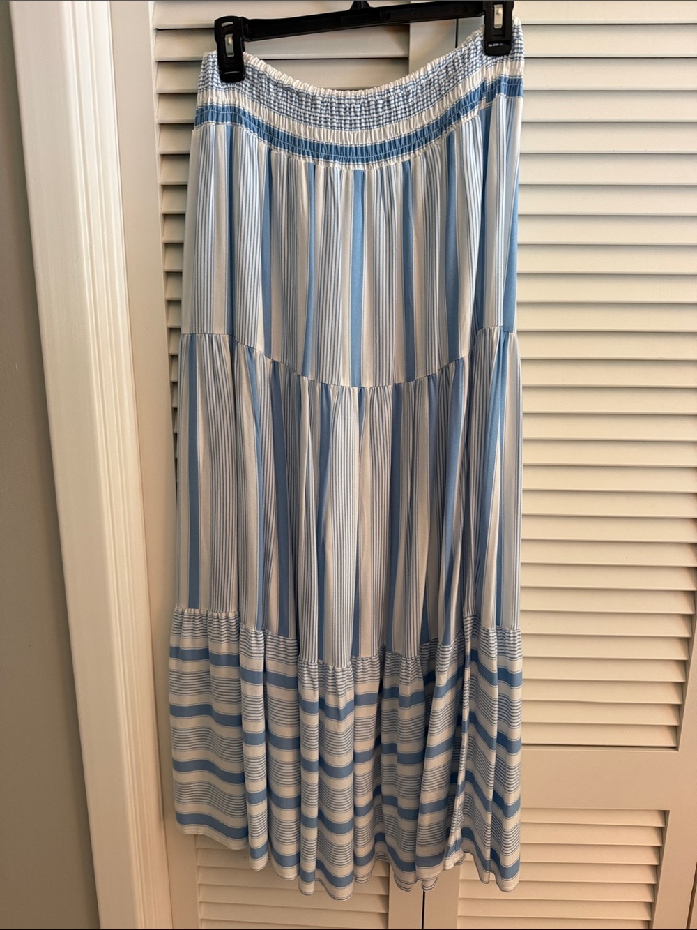 Blue & White stripe skirt